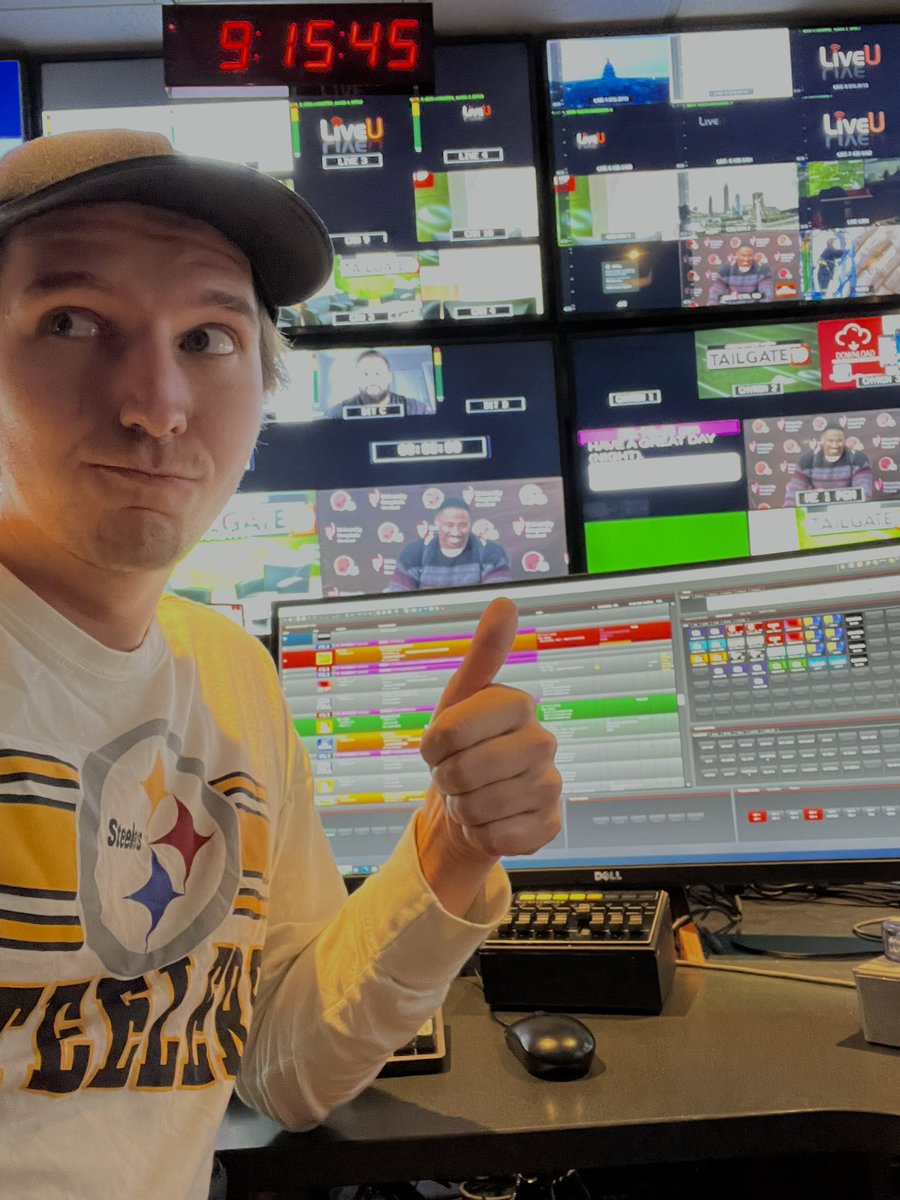 Well todays an awkward day to be a Steelers fan directing a Browns pregame show 😅 Go Steelers, go Jets, and go Bills!!