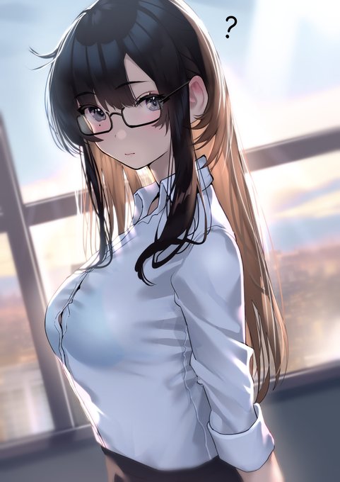 しっかりした先輩の寝癖 