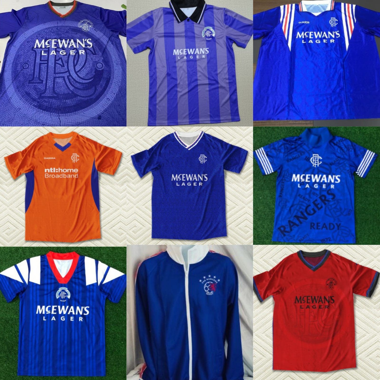 Dunnottar Retro Football Shirts on X