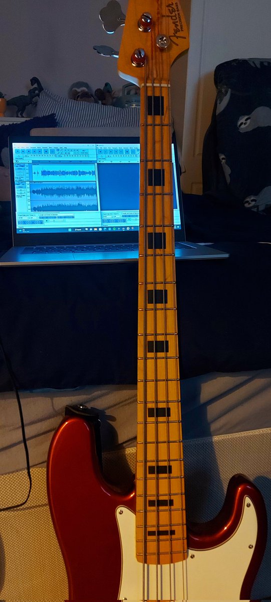 Getting some bass down for one of the new demos.....👻 #Ghostpatterns #newalbum #2023music #newmusic #postpunk #psychedelic #shoegaze #indiemusic #gigs #livemusic #recording #bassguitar