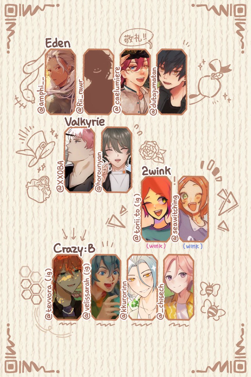 Melanjutkan dari kemarin, mari kita sambut para ilustrator kita dari New Dimension dan Cosmic Production!

Dengan begini, kalian sudah mengintip semua ilustrasi idol Ensemble Square yang berwisata di Indonesia ☆