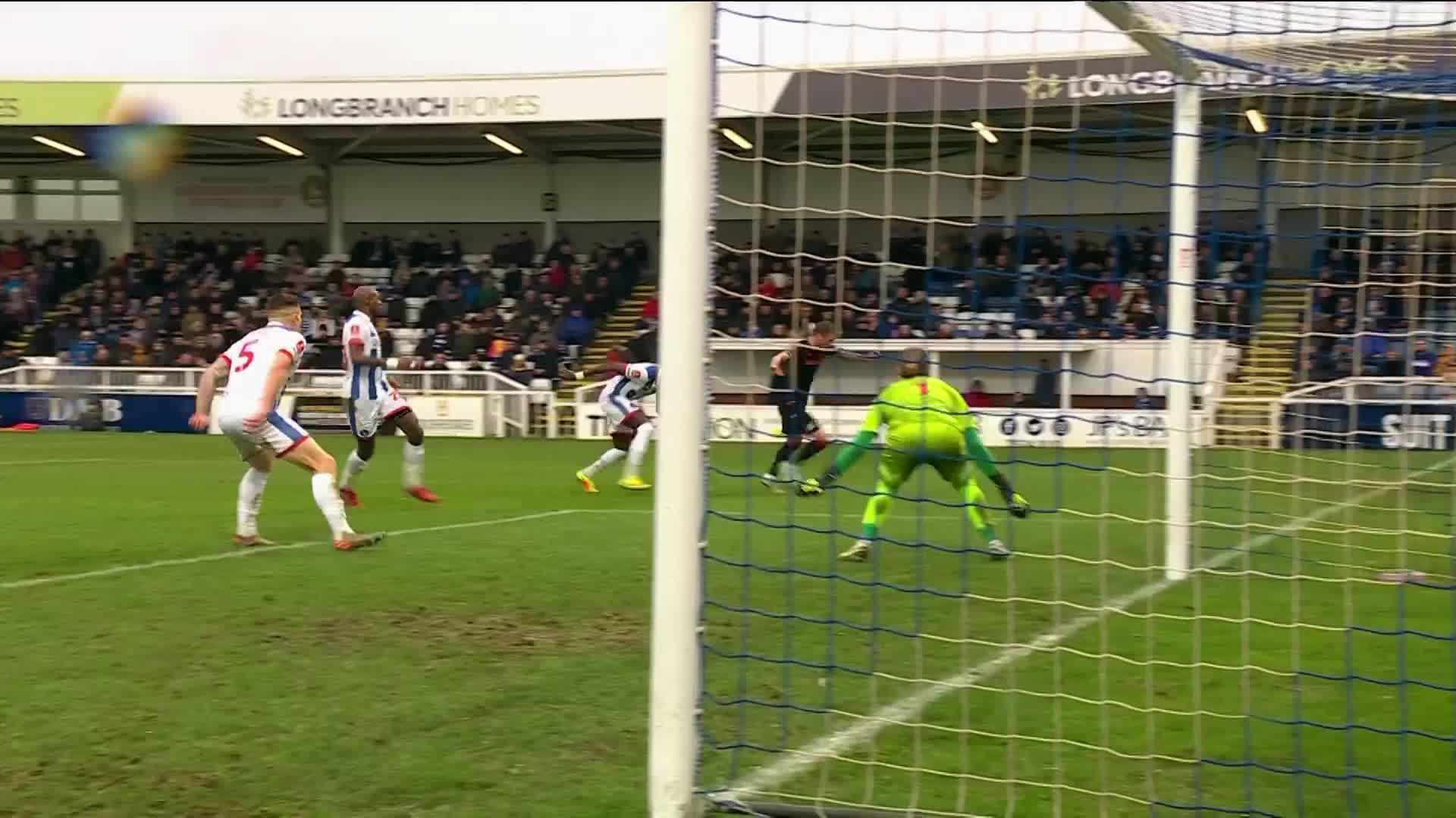 A cruel own goal, but @stokecity won't be complaining 😶

#EmiratesFACup”