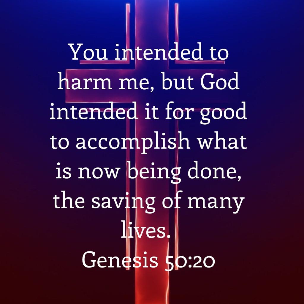 WCBasketball22's tweet photo. You intended to harm me, but God intended it for good to accomplish what is now being done, the saving of many lives.
Genesis 50:20 NIV
#DamarHamlin

https://t.co/QkGzlwEqhw https://t.co/zmKiof6Y8s
