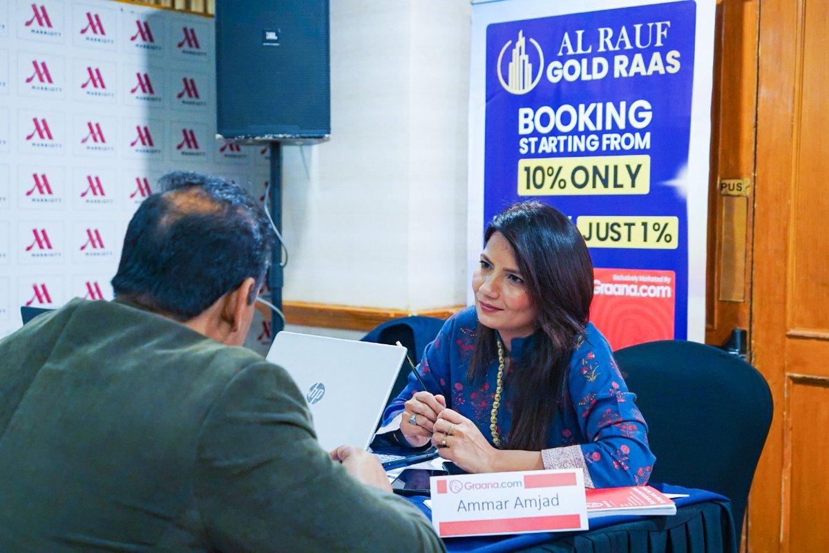 GoldRaas_'s tweet photo. Karachi is not coming slow💯

Join us now!🔥

Gold Raas invites you to the Karachi Open House. Get ready to avail event-only rates!

We are here till 8pm.
Venue: Governor Hall, Marriott Hotel, Karachi

#OpenHouse #GoldRaas #MarketedByGraana https://t.co/reo9GyIm8x