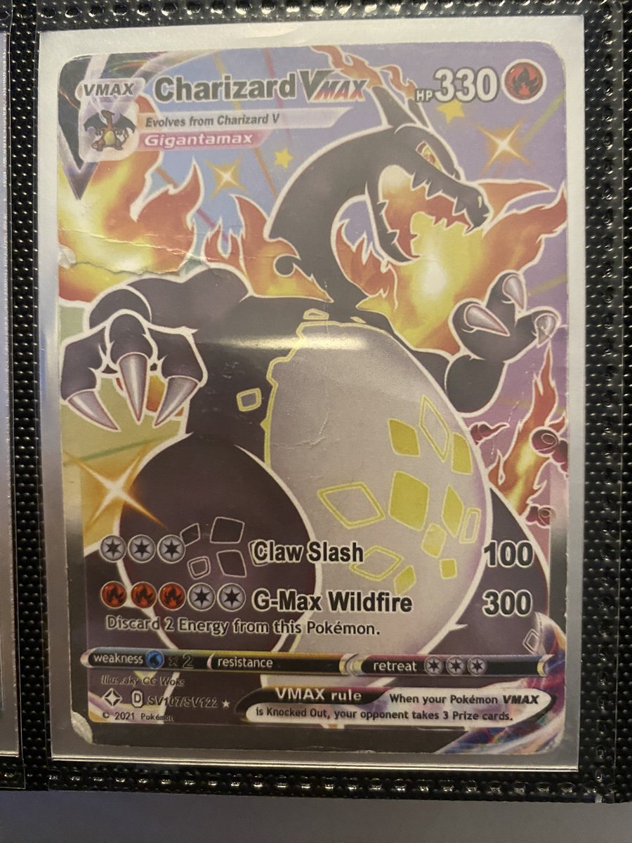 kardempire1's tweet image. Love this card. My money maker #pokemon #charizardvmax