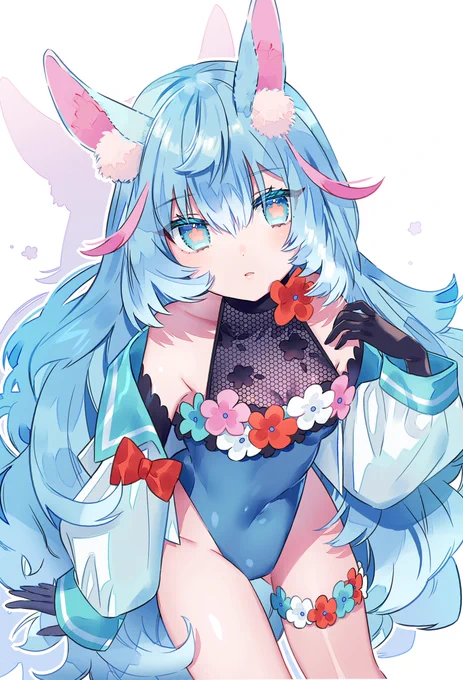 描き初め兎さん 