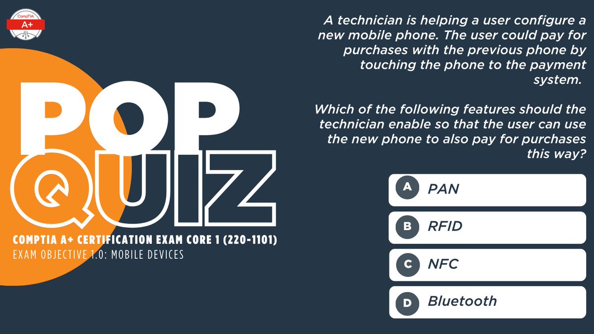 CompTIA on Twitter "Today's pop quiz is focused on exam objective 1.0