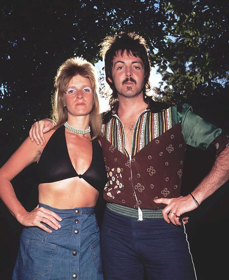 Paul and Linda McCartney in 1975. Photo by James Fortune