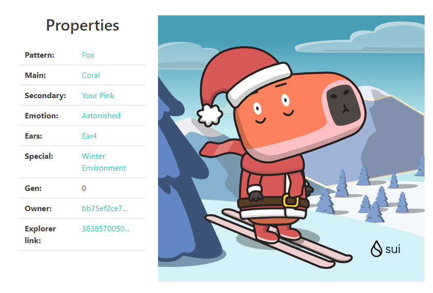 🎁 I just unboxed my Sui Holiday Capy! ❄️
was very happy because he wanted to ski into the forest to find his good friends,#CapyHolidays <a href="/SuiNetwork/">Sui</a>