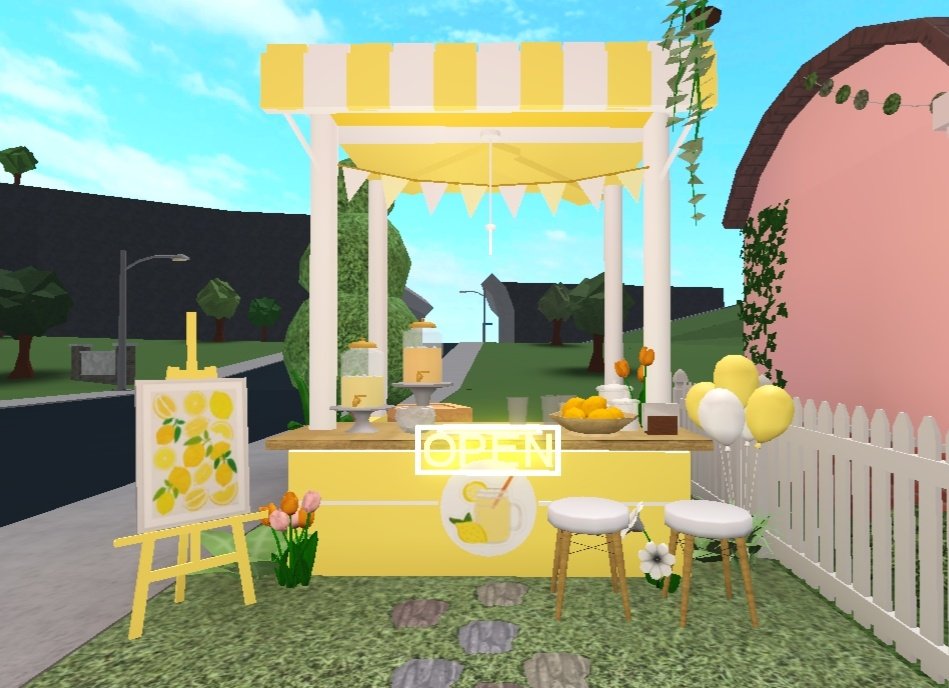 minchinear's tweet photo. LEMON STAND 🍋✨
#bloxburg #ROBLOX #bloxburgbuilds #lemonstand https://t.co/KCJPcY9LH4