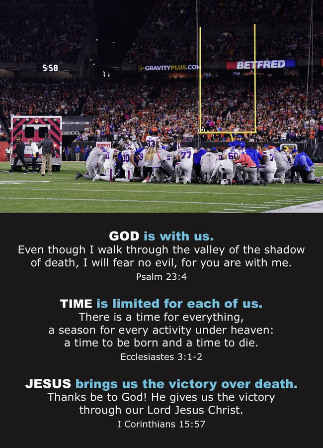 CoachTPlace's tweet photo. From @lenvbos 

 The @BuffaloBills Team Chaplain 

3-realities... 

#SundaySermon https://t.co/3FvHFs0LkY