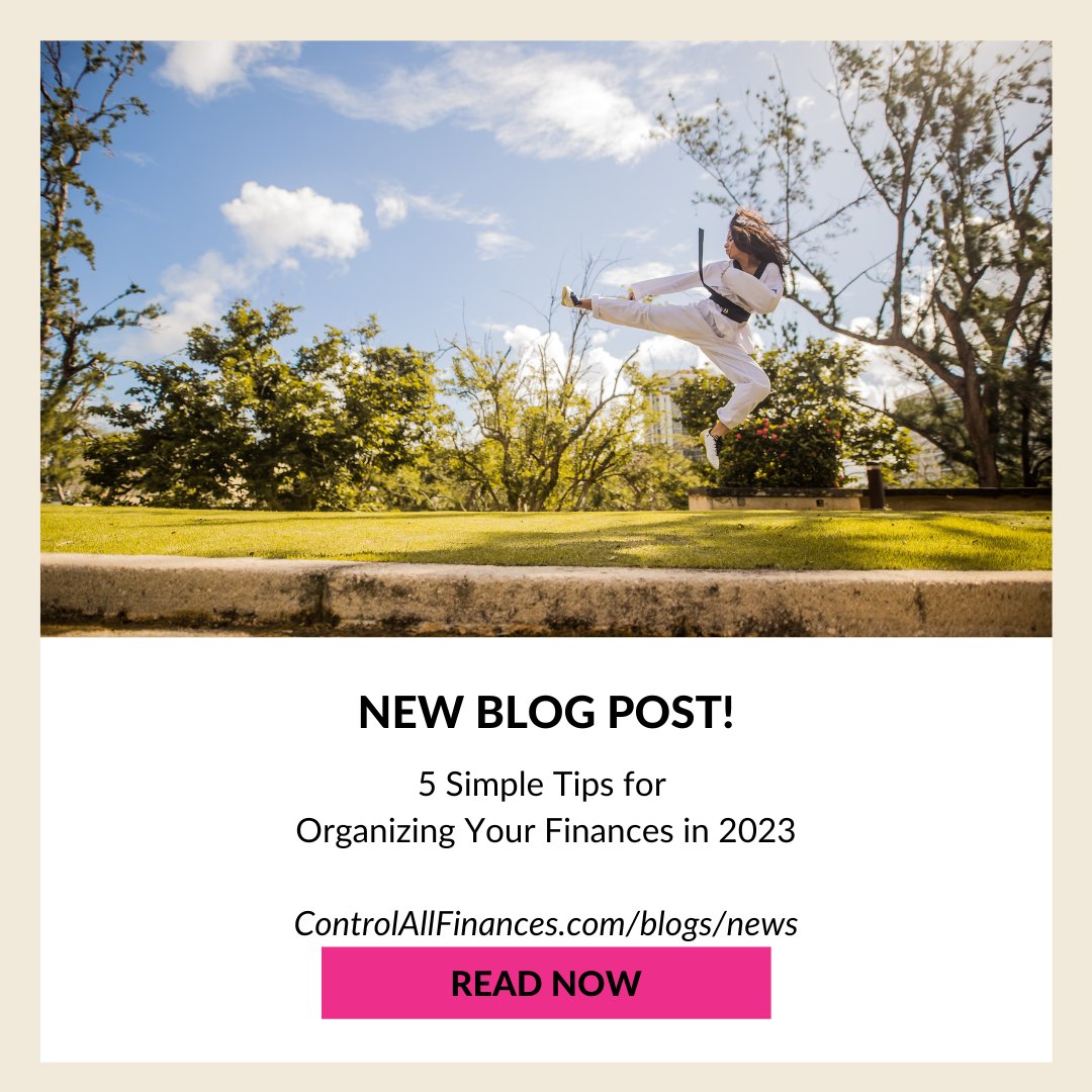 From the Control All Finances BLOG: 5 Simple Tips for Organizing Your Finances in 2023
controlallfinances.com/blogs/news/org…
.
.
#moneyorganization #personalfinanceblog #budgeting #debtfreegoals #cashbudget #boostyourbankaccount #budgetrules #ebookopedia