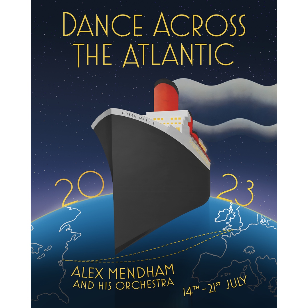 🛳️ Join us for our summer crossing with Alex Mendham &amp; His Orchestra Crossing – departing July 14, 2023 

🌊 Bookings are exclusively through Ahoy Vintage Cruises. 

ahoyvintagecruises.com

#vintagestyle #QueenMary2 #QM2
