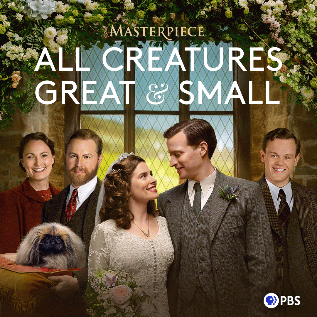 Series 3 starts TONIGHT at 9/8c on @masterpiecepbs. We hope all our American fans and friends enjoy 😊 #AllCreaturesPBS #ACGAS #AllCreaturesGreatAndSmall