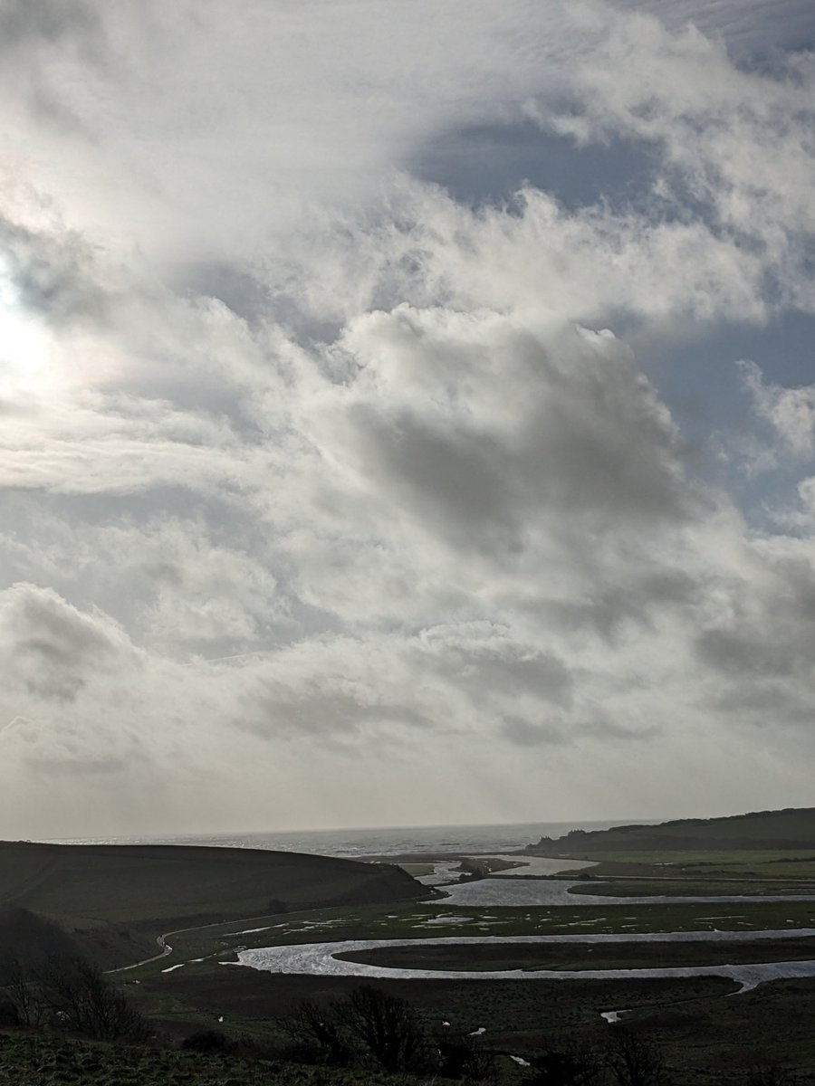 What were the #CuckmereHaven #cloudslike? Wonderful with an ominous hint.