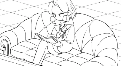 背景とか小物描くのってむず過ぎん?むず過ぎます。そのうち背景とか存在しない不思議空間にいってもらうとします 