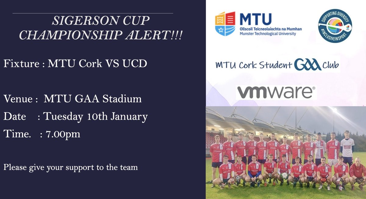 MTU Cork Campus Student GAA Club tweet media