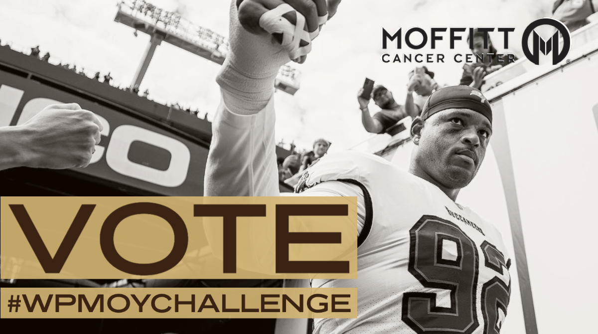 MoffittNews's tweet image. 🚨 LAST DAY TO VOTE 🚨

Retweet to vote for @WILL_GHOLSTON2 in the #WPMOYChallenge! 

Tampa Bay @Buccaneers William Gholston is supporting cancer health disparities research at @MoffittNews.

We commend Will for his work on and off the field! 👏