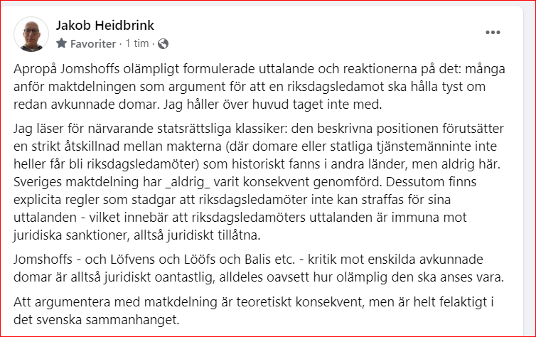 radhuslyckan's tweet photo. @anderslindberg Läs på vad fd domare i Svea hovrätt skriver,docent i juridik på GU https://t.co/vBPP6OU2i3