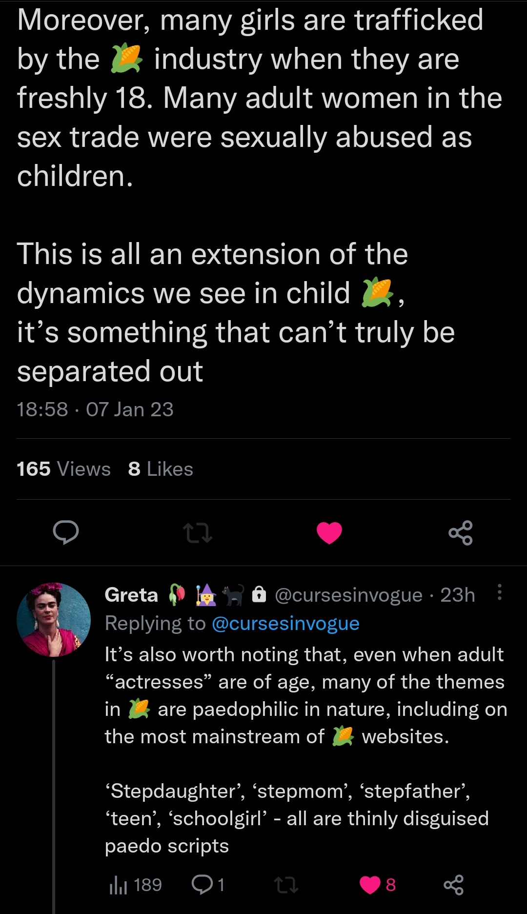 aliza 🐘 on Twitter "Great thread on the overlap of p0rn watching