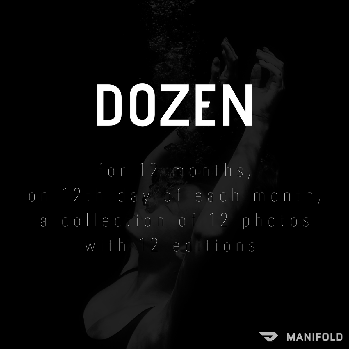 I am so delighted to announce my edition project that will continue throughout 2023. 

Here are the details about "Dozen".

On the 12th day of each month for 12 months, I will release a piece from the collection of 12 photos as 12 editions.

🧵
