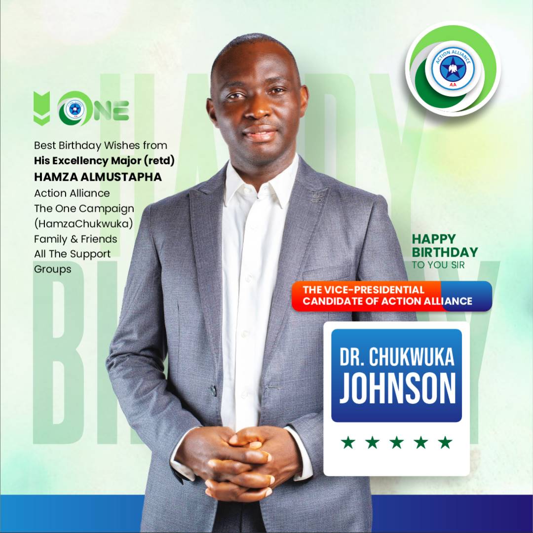 HamzaChukwuka's tweet photo. Happy birthday to H.E Dr Johnson Chukwuka E. Vice Presidential Candidate of Action.Alliance Party. A Neurosurgeon and A Patriot who has assisted Nigeria 🇳🇬 in so many ways. A Vast Technocrat with Unprecedented Leadership, Economic and Administrative Skill. Nigerians Love You https://t.co/xdMvOWNtDZ