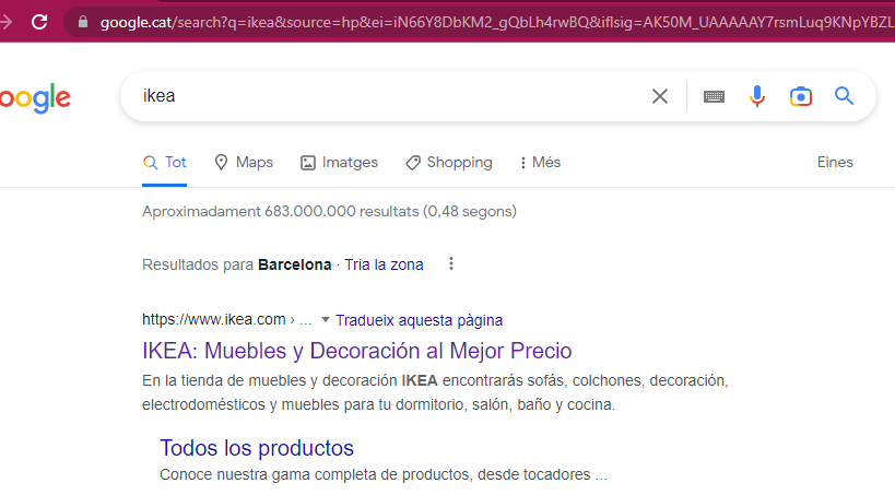 davguardia's tweet photo. @searchliaison @Google Hola, surten tots en castellà des de fa uns mesos. Per exemple, cercant les webs de grans cadenes, abans sortien en català i ara no. Podeu arreglar-ho sisplau @searchliaison i que a Catalunya surtin en català? #googleencatala https://t.co/kEr7OlRg1B