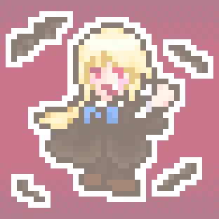 おたんじょうびおめでとう!(星空照美さん のキャラクター、ヴァンプルムさんのファンアートです) #pixelart #fanart #ドット絵 