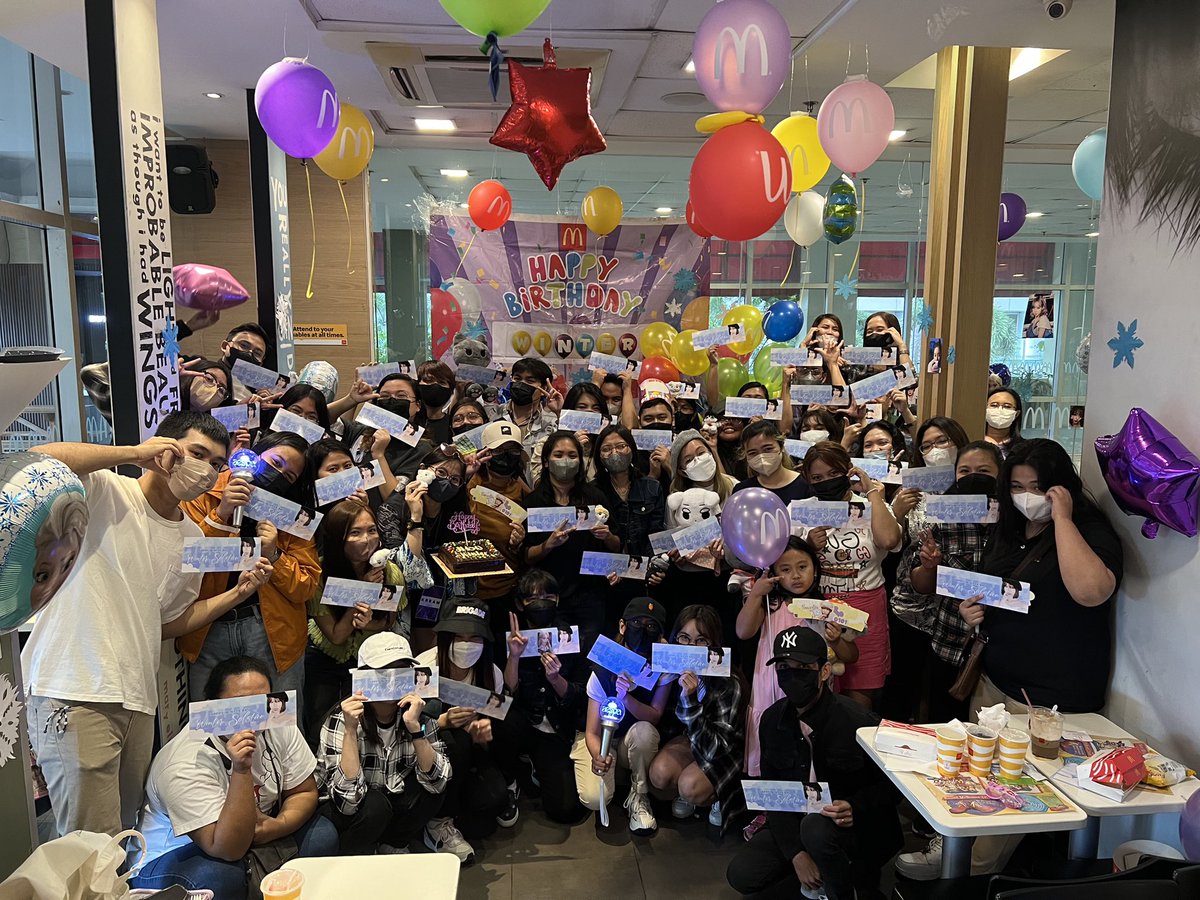 aespaMYPH's tweet photo. AESPA PH
〖Winter Solstice: An Icy Birthday Celebration ❄️ 〗 

To our FILO-MY’s we hope that you enjoyed our event. See you again soon!

#FirstSnowWithWinter
#WinterIcyBirthday @aespa_official https://t.co/4GI3dJt5Z8