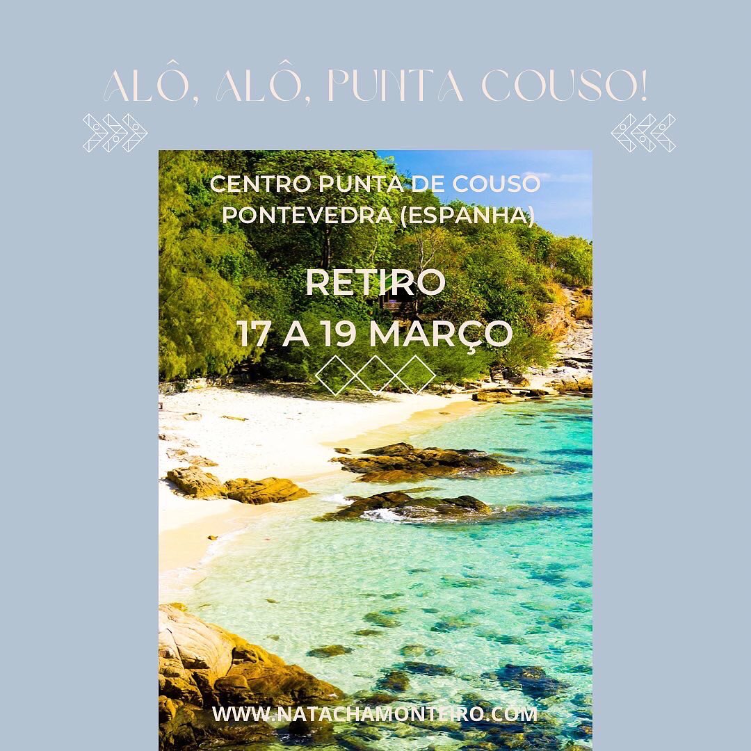 NatachaMontei10's tweet photo. RETIRO | Punta de Couso - Pontevedra | 17 a 19 Março 

https://t.co/KvQCIEKryZ https://t.co/MIdwei0jHH