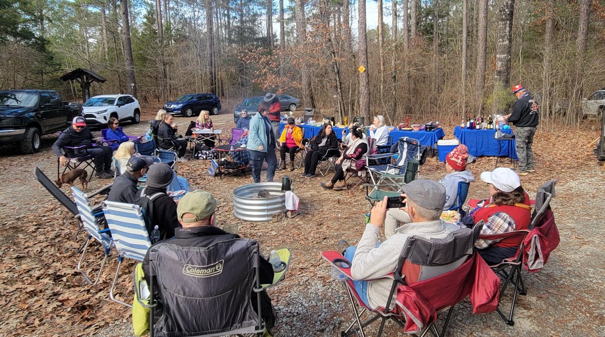 The #SCFUNSENIORS  gang kicked off there 2023 season with a Palmetto Trail Hike and a Wine and Cheese afterparty.  #GetOutside #LoveTheOutdoors #ComePlayWithUs #SCStrong #LoveOneAnother #GodBlessAmerica https://t.co/4GR2ei72Mi