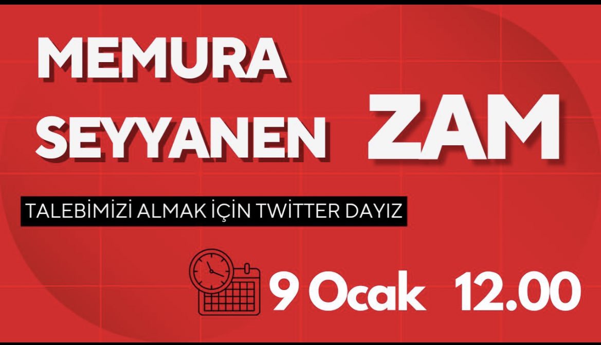 mhmtemnclk's tweet photo. Arkadaşlar yarın için hazirmiyiz ?
Unutmayalım 12:00 da
İlk twit @haber4621 hesabından atılacak 
#MemurlarTakipleşiyor https://t.co/mJ4TyWtapY