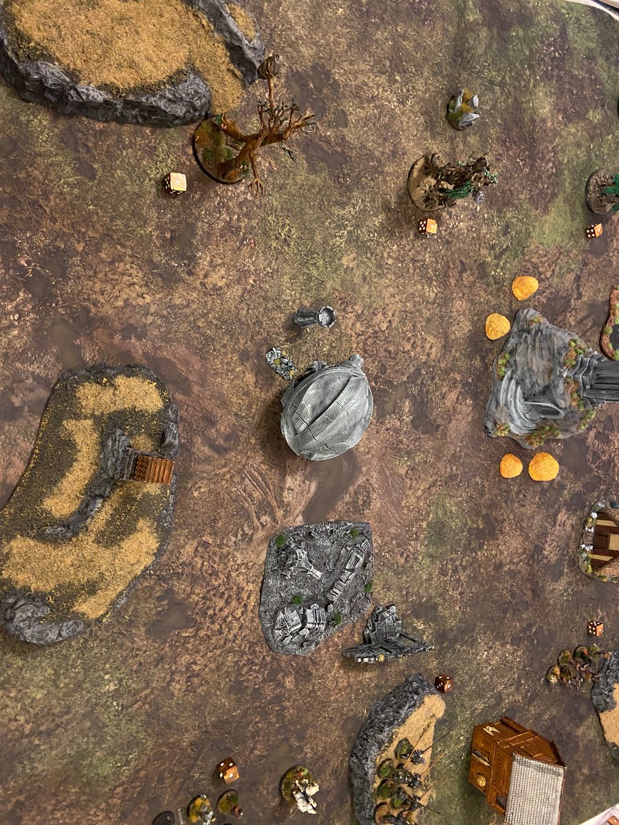 lewishanney3's tweet photo. Isengard vs Fangorn…incl death of Treebeard. Close win for Saurman https://t.co/tzDzAAHcY7