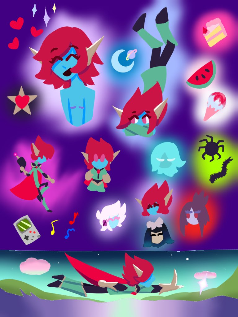 skye_cosmic's tweet image. A page o doodles!
#halkennafairway #littlejack #binarystar #astremi #bugspray #spaceboyfriend