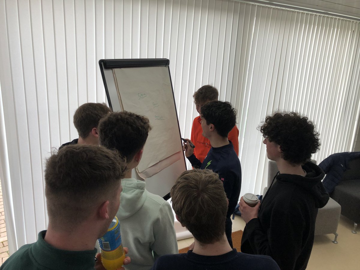 Our Junior ADP and U23 riders taking part in a workshop titled ‘Dual Career’ led by Jessie Barr and Eoin Rheinisch.