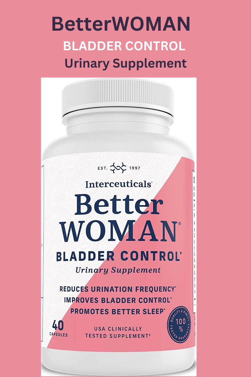 KishwarAyan's tweet image. BetterWOMAN Bladder Control Supplement. Helps to Reduce Bathroom Trips-Sleep Better at Night–Reduce Urgency and Occasional Leakage. Improves muscle systems that control bladder functions.
#strongermuscles 
#hormonebalance 
#bladderfunction 
pin.it/jJm393F via @pinterest