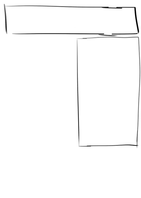 今日の進捗!四角2個!終わり! 