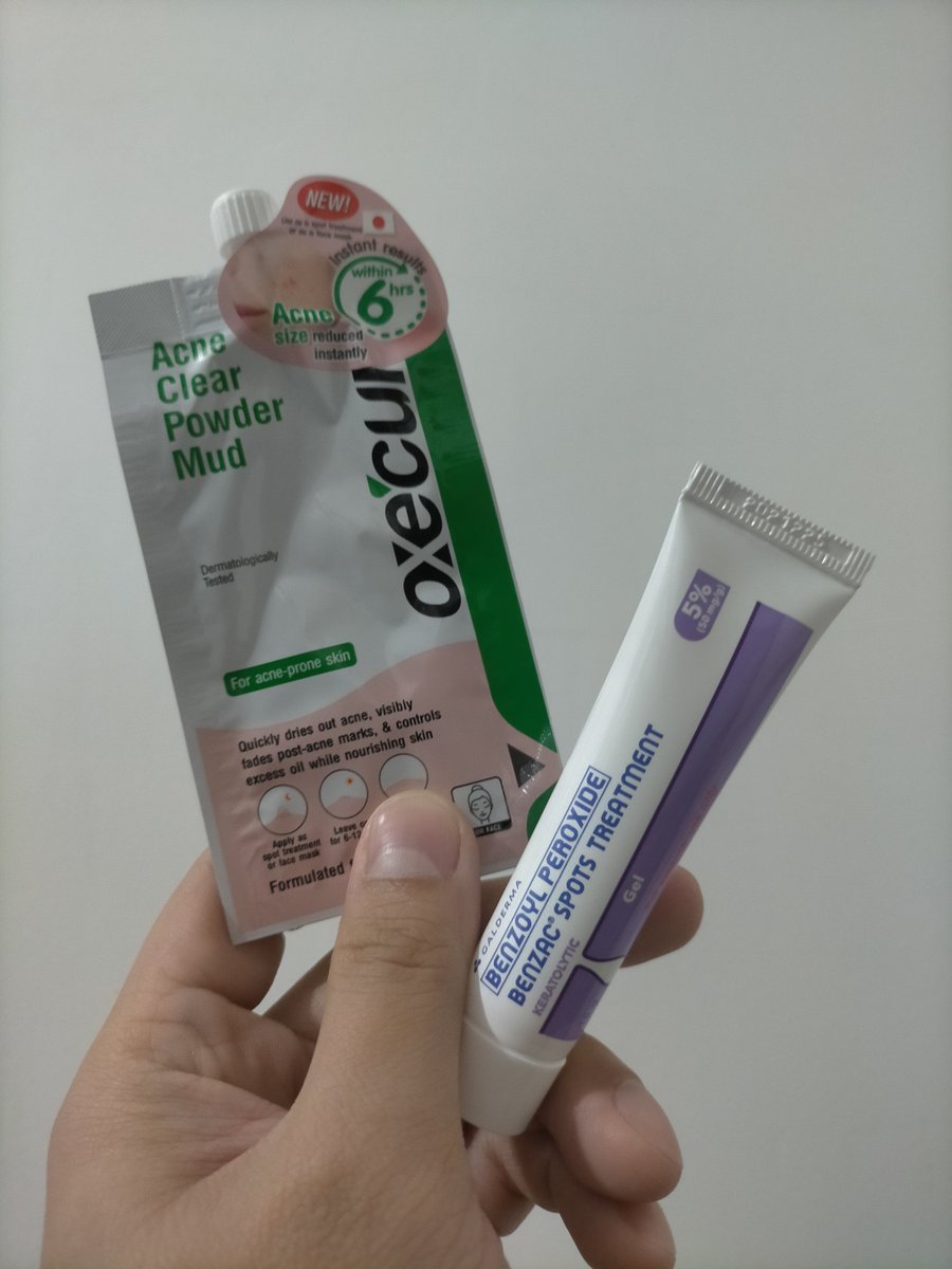 Finn435's tweet photo. Please work and get rid of my breakouts this month.
#oxecure
#benzac https://t.co/89kywKZox7