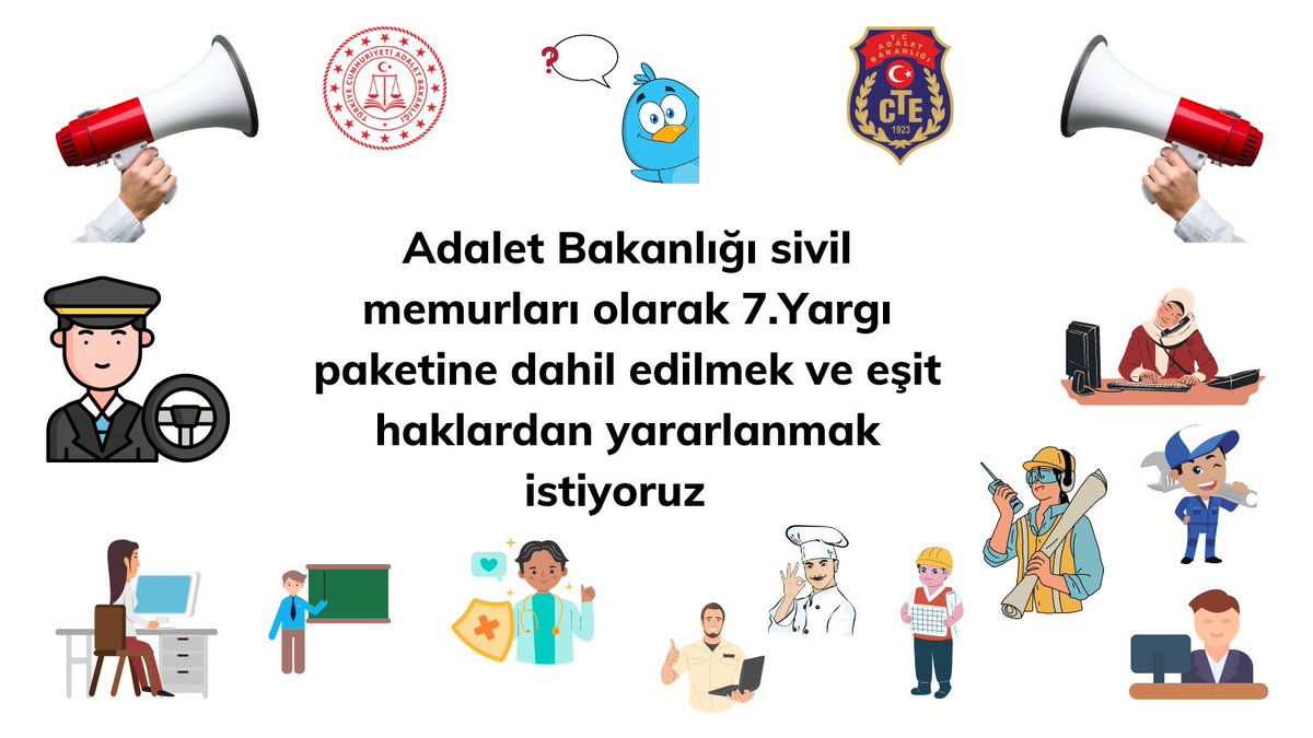 #7YARGIpaketindeADALET
<a href="/adalet_bakanlik/">T.C. Adalet Bakanlığı</a> <a href="/bybekirbozdag/">Bekir  Bozdağ</a> <a href="/RTErdogan/">Recep Tayyip Erdoğan</a> <a href="/YavuzEnis/">Enis Yavuz Yıldırım</a> <a href="/ctekurumsal/">Ceza ve Tevkifevleri Genel Müdürlüğü</a>
