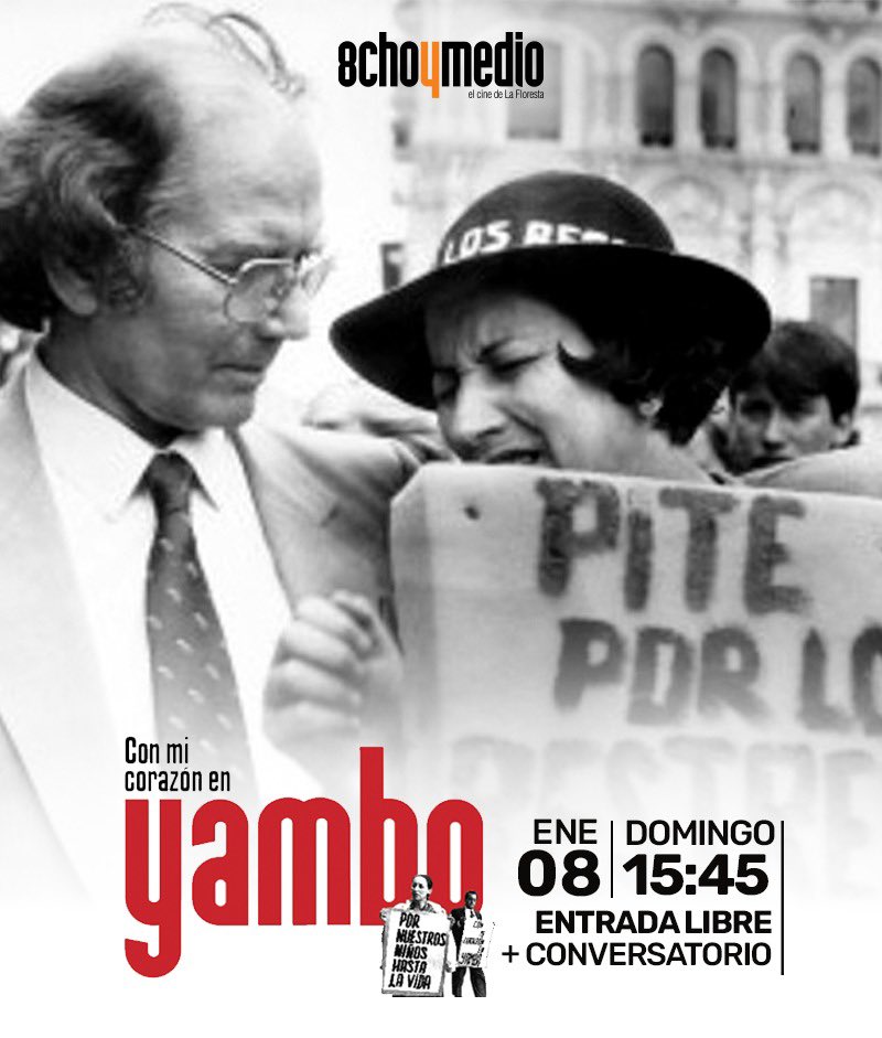 micorazonenyamb's tweet photo. Hoy, 8 de enero, 35 años sin Santiago y Andrés. Gracias por la concurrencia masiva ayer en la CCE. Hoy, última función en @8medio a las 3:45 p.m. Gratis. Converstorio final con fernanda restrepo. https://t.co/K4YWa1i9Pd