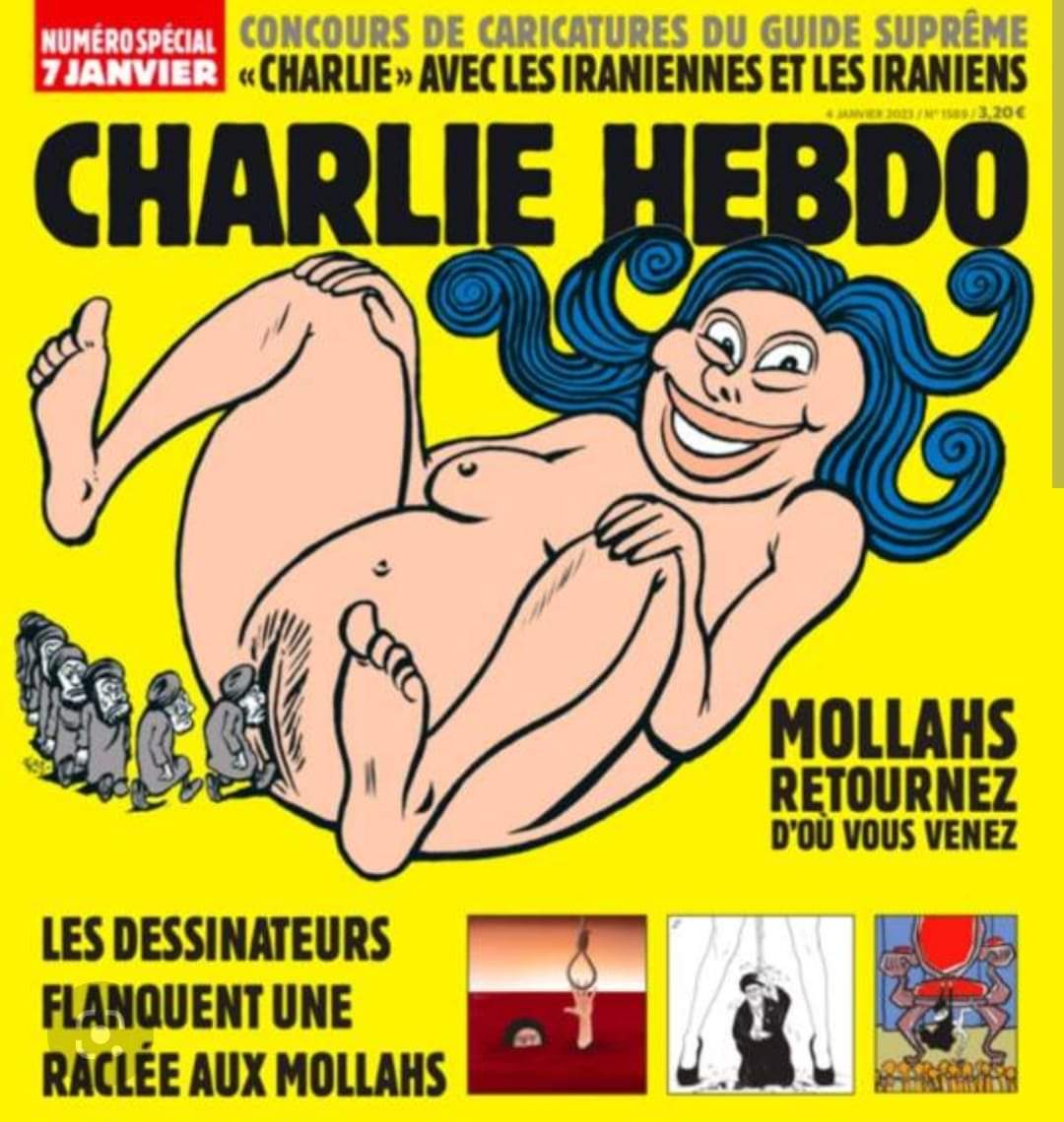 #CharlieHebdo #IranRevolution #WomanLifeFreedom