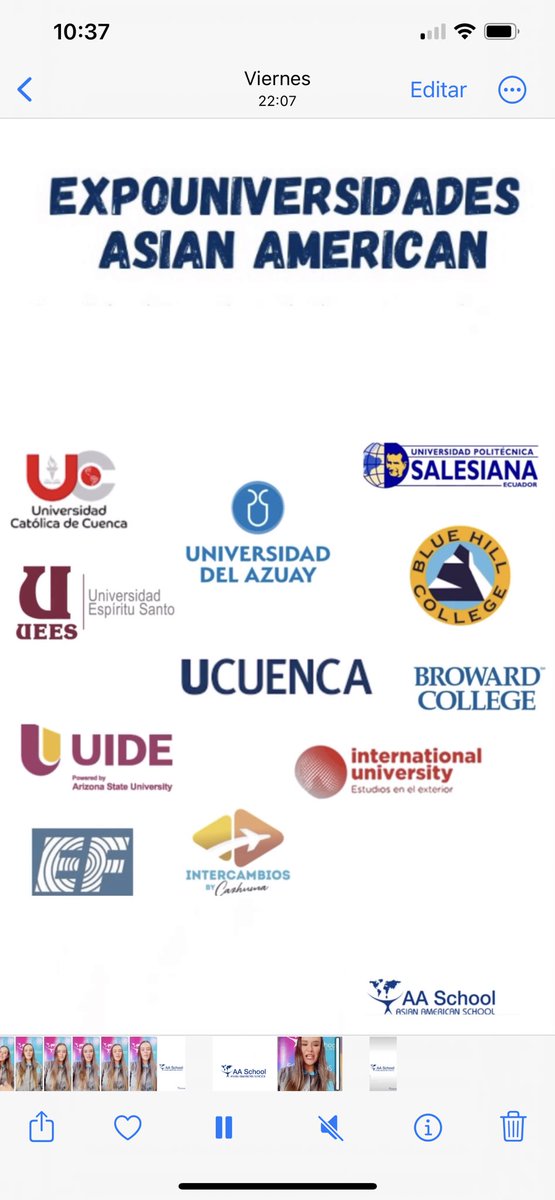 Expo Universidades Asian American. 
Universidades y centros de estudios internacionales de renombre que presentarán sus ofertas académicas, procesos de admisión y becas. #estudiantes #proyectodevida 👩‍🎓 📚👨‍🎓 📖