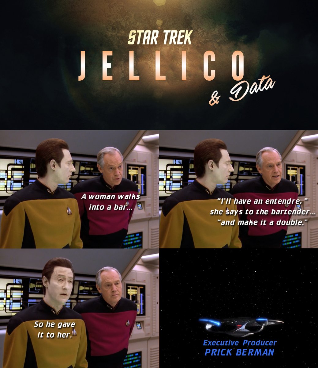 Appearing nightly at the Chuckle hut on deck 4 #StarTrek #JellicoTrek