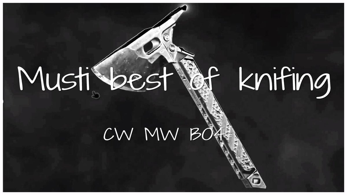 Uploaded a montage of all my best knifing clips! Check it out youtu.be/3EArxsgRKBk
