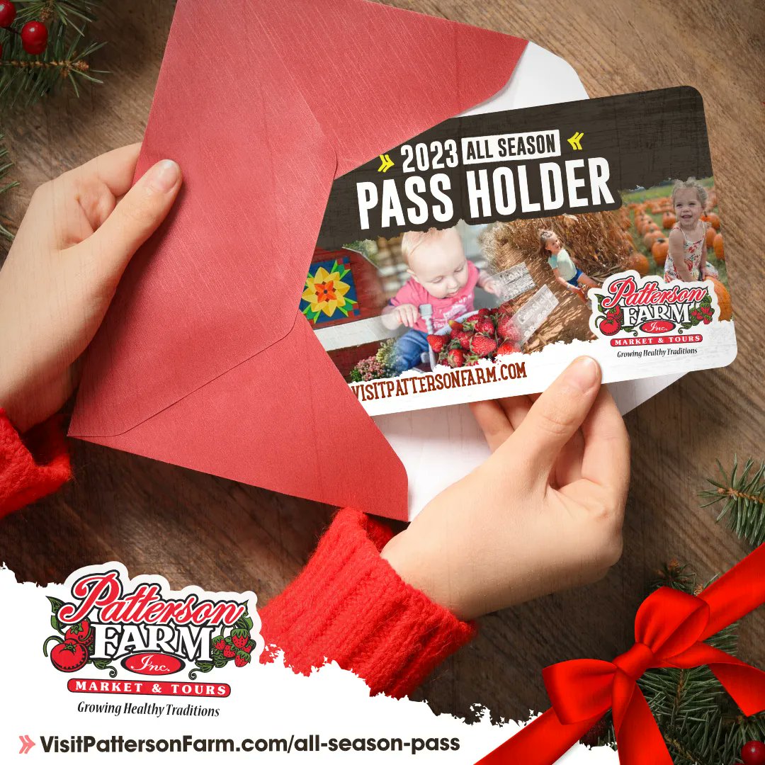 Have you thought about an All Season Pass in the past? 

Great for birthday gifts, valentines surprises, and more!

visitpattersonfarm.com/plan-your-visi…

#VisitNCFarms #VisitPattersonFarms #VisitRowanCountyNC #YourRowan