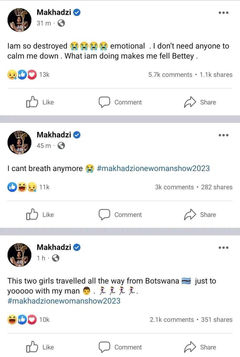 AdvoBarryRoux's tweet photo. Makhadzi's account wasn’t hacked. Makhadzi is just afraid of what Babes Wodumo will find on Mampintsha's phone but wait does Master KG really have 5 baby mamas? https://t.co/9nnFkiXhe3