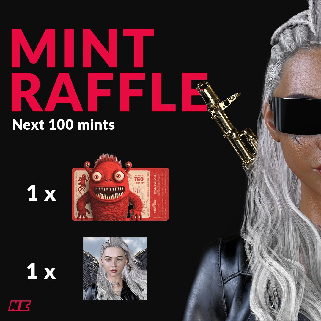 RIZE (new page in Bio)๐ (@rizecnft) on Twitter photo 80% SOLD ๐ฅ
Our next mint raffle is starting now!
๐ PRIZES:
1x Beast Ticket donated by <a href="/UBeastsNFT/">Unleashed Beasts. ๐</a> โค๏ธ
1x Nice Society PFP
1 mint = 1 entry
High chance with only 100 spots per raffle.
Don't miss out, stay nice โค๏ธโ๐ฅ
nice-society.ada-anvil.io/en/ 80% SOLD ๐ฅ
Our next mint raffle is starting now!
๐ PRIZES:
1x Beast Ticket donated by <a href="/UBeastsNFT/">Unleashed Beasts. ๐</a> โค๏ธ
1x Nice Society PFP
1 mint = 1 entry
High chance with only 100 spots per raffle.
Don't miss out, stay nice โค๏ธโ๐ฅ
nice-society.ada-anvil.io/en/