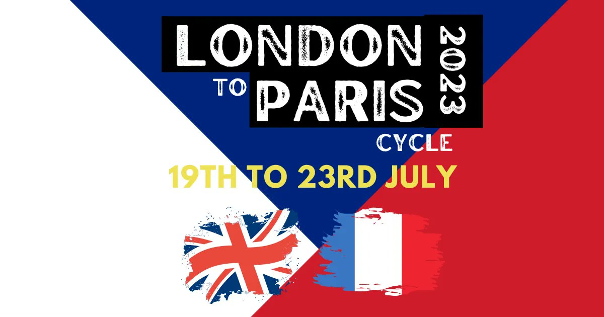 Could you join our cycling team for our big summer fundraising event - a bike ride from London to Paris? 🇬🇧🇫🇷 We're looking for intrepid cyclists to join our team and support local hospice care. For more info, call: 01298 384 105 or email: events@blythehouse.co.uk 💙