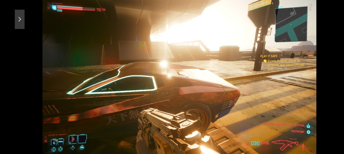 jessyseonoob's tweet photo. Je viens de m'apercevoir que j'etais le 1er a avoir la mise à jour #overdrive de #Cyberpunk2077 qui ajoute des neons aux voitures et un mode #rtx au top #raytracing @NVIDIAGeForceFR #geforcenow #founder #CES2023 https://t.co/SDw18OEDvh