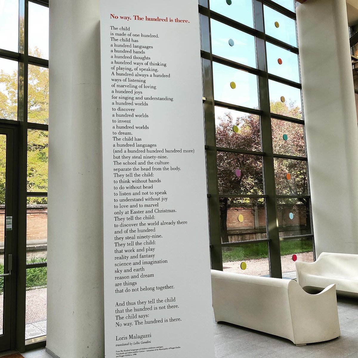 MissALeBon's tweet photo. • Reggio Emilia 🇮🇹 Hydref / October 2022 •

Profiad bythgofiadwy 🏴󠁧󠁢󠁷󠁬󠁳󠁿💚🇮🇹 An unforgettable experience  #addysgeg #pedagogy #grazie #diolch https://t.co/TkyMgk3ztI